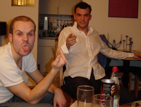 Englische Hooligans..