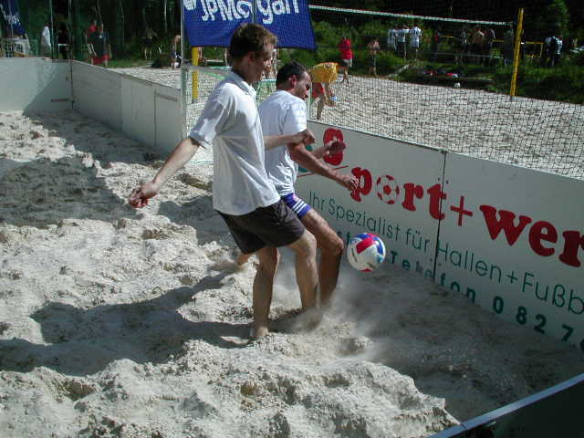 Kampf um jeden Zentimeter Sand
