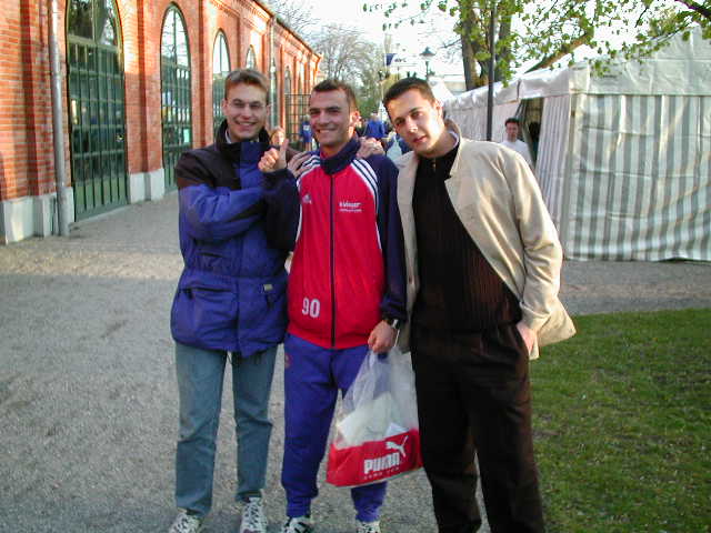 Heiko und Frank empfingen mich im Ziel